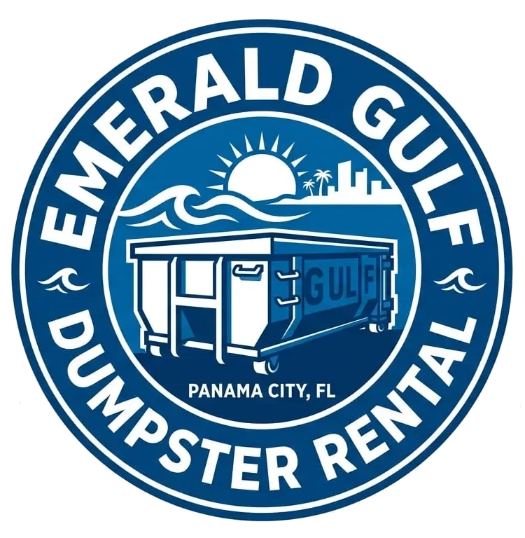Emerald Gulf Dumpster Rental logo — Panama City, FL