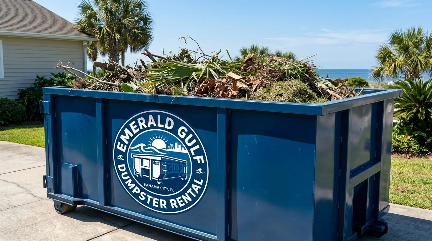 Yard Waste Dumpster Rental Panama City FL-img