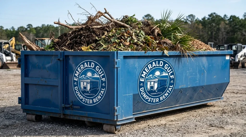 Yard Waste Dumpster Rental Panama City-img